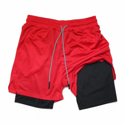 Bermudas Dry Fit 2 em 1