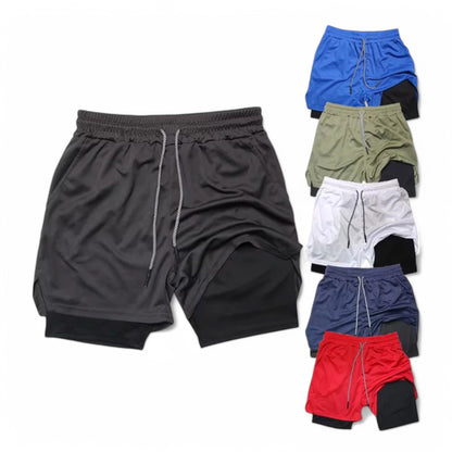 Bermudas Dry Fit 2 em 1